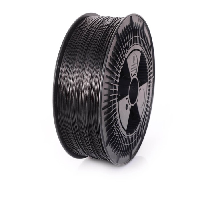 Filament PET-G + CF ROSA 3D 1,75 mm Black - kolor czarny, duża szpula 3 kg  3000g Druk 3D Kraków