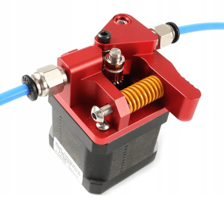 Ekstruder aluminiowy z dwoma radełkami od Creality do drukarki 3d Creality Ender 3, pro, v2, 5, plus i innych.