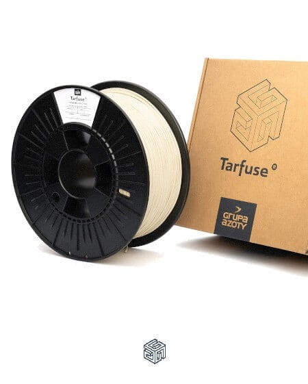 Filament do drukarki 3D Tarfuse PET-G średnica 1,75mm waga 2000g 2kg kolor jasny kremowy beżowy (light ivory) Grupa Azoty