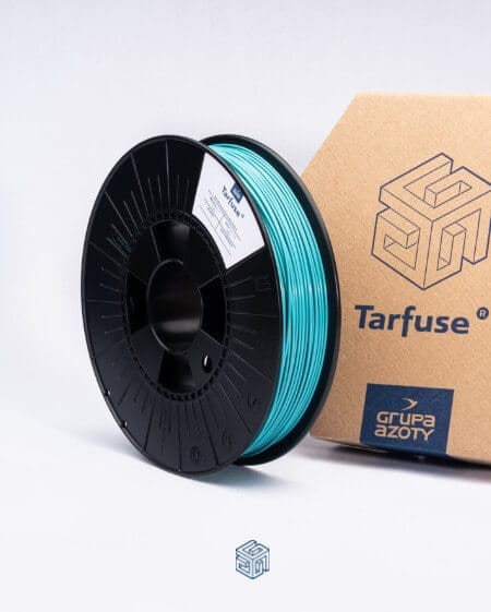 Filament do drukarki 3D Tarfuse ABS TECH średnica 1,75mm waga 0,5kg 500g kolor turkusowy (Turquoise blue)