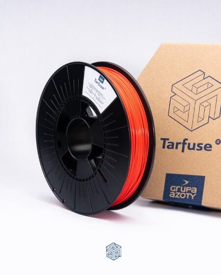 Filament do drukarki 3D Tarfuse ABS TECH średnica 1,75mm waga 0,5kg 500g kolor czerwony (traffic red)