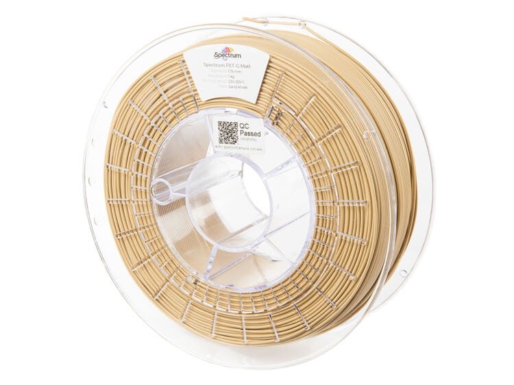 Filament PET-G Matt Spectrum 1.75mm Sand Khaki 1kg