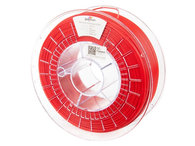 Filament Spectrum PCTG Traffic Red 1.75mm 1kg