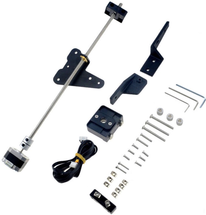 Zestaw do zamontowania drugiej osi Z od Creality do drukarki 3D Creality Ender 3, v2, pro.