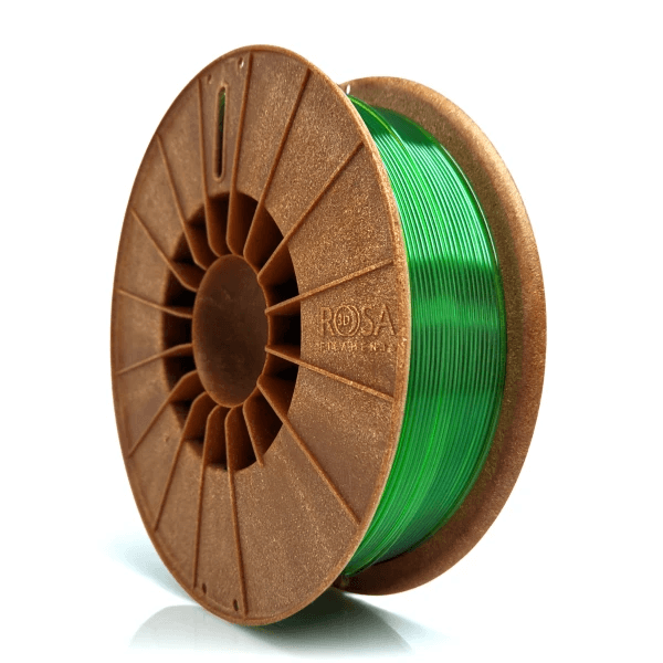 Filament ROSA Pet-G Standard 1,75mm waga 0.8kg tr zielony 800g Druk 3D Kraków
