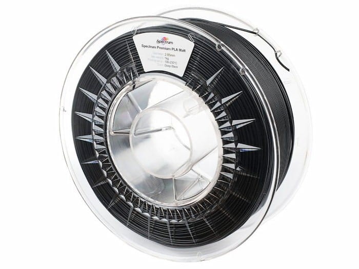 Filament PLA Matt Spectrum 2,85 mm Deep Black 1 kg 1000g