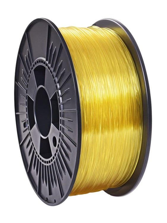 Filament do drukarki 3D Nebula Pet-G 1,75mm  kolor cytrynowy waga 9000g 9kg
