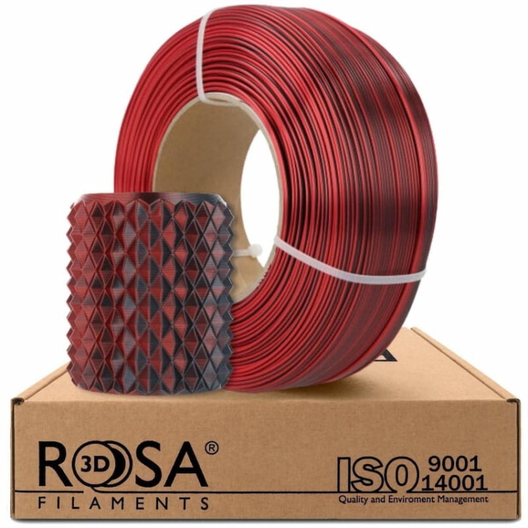 Filament ReFill PLA Magic Silk ROSA 3D 1.75mm Mistic Red o wadze 1kg 1000g Druk 3D Kraków