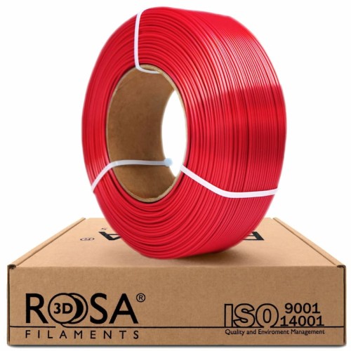 Filament ReFill PLA-Silk ROSA 3D 1.75mm Red 1kg  1000g Druk 3D Kraków