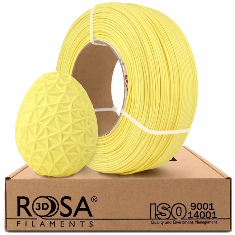 Filament Refill PLA Pastel ROSA 3D 1.75mm Yellow 1kg 1000g Druk 3D Kraków