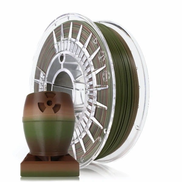 Filament PLA ROSA 3D 1.75mm Rainbow Silk Army Forest  800g 0.8kg Druk 3D Kraków