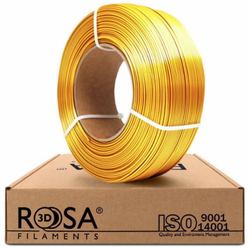 Filament ReFill PLA-Silk ROSA 3D 1.75mm Gold 1kg 1000g Druk 3D Kraków
