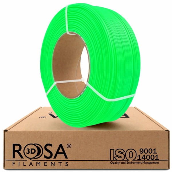 Filament ReFill PLA Starter ROSA 3D 1,75 mm Neon Green 1 kg 1000g Druk 3D Kraków