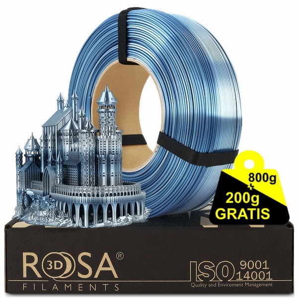 Filament ReFill PLA Multicolour ROSA 3D 1,75 mm Pacific 1kg 1000g