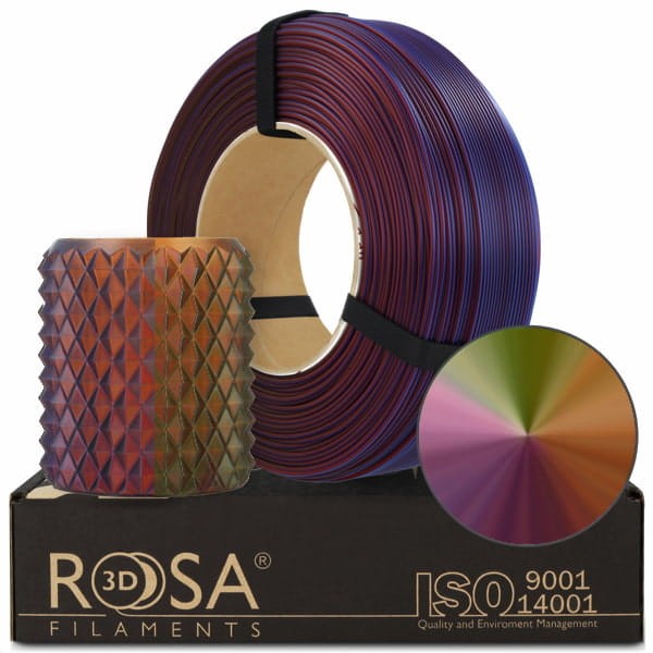 Filament ReFill PLA Magic Silk ROSA 3D 1,75 mm Vintage Glass 1kg 1000g