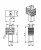Hotend Modefine3D do Bambu Lab P1 + dysza hartowana 0,4 mm - wymiary