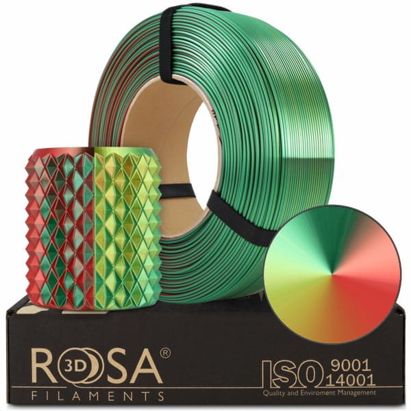 Filament ReFill PLA Magic Silk ROSA 3D 1,75 mm XMAS 1kg 1000g