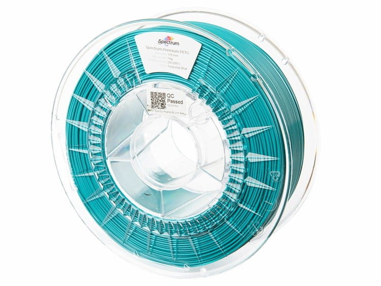 Filament PET-G Spectrum 1,75 mm Turquoise Blue 1 kg 1000g