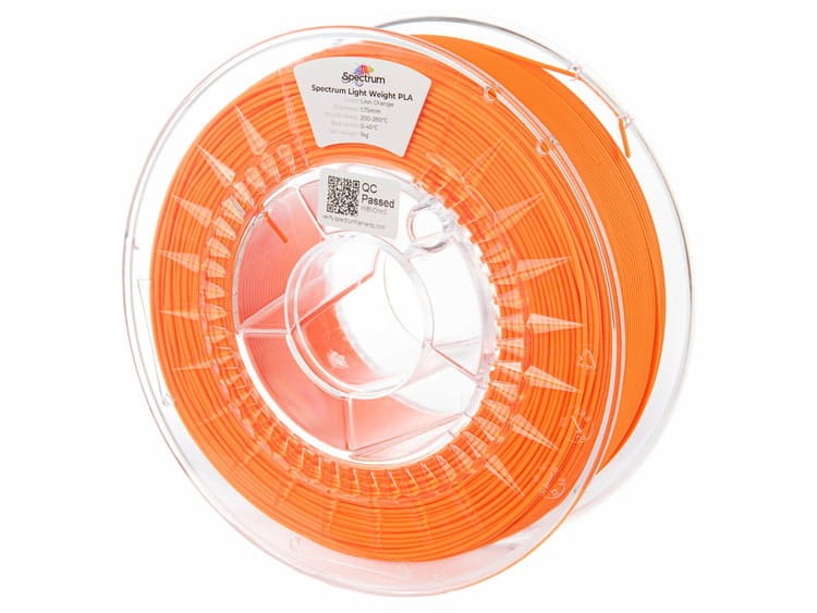Filament Spectrum Light Weight PLA 1,75 mm Lion Orange 1 kg 1000g