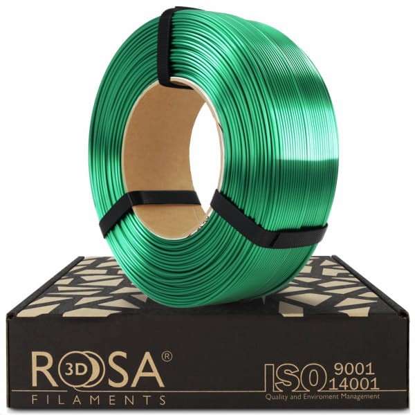 Filament ReFill PLA-Silk ROSA 3D 1,75 mm Emerald Green 1kg 1000g Druk 3D Kraków