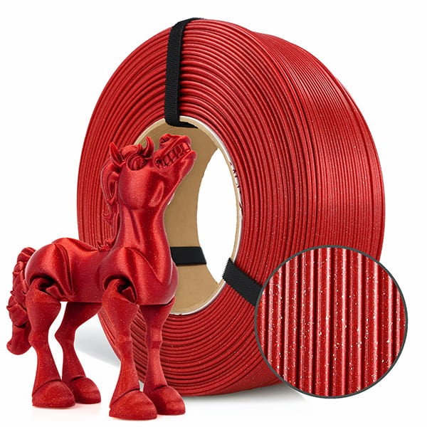 Filament ReFill PLA Galaxy ROSA 3D 1,75 mm Karmin Red 1 kg 1000g