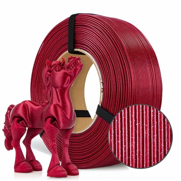 Filament ReFill PLA Galaxy ROSA 3D 1,75 mm Red Wine 1kg 1000g