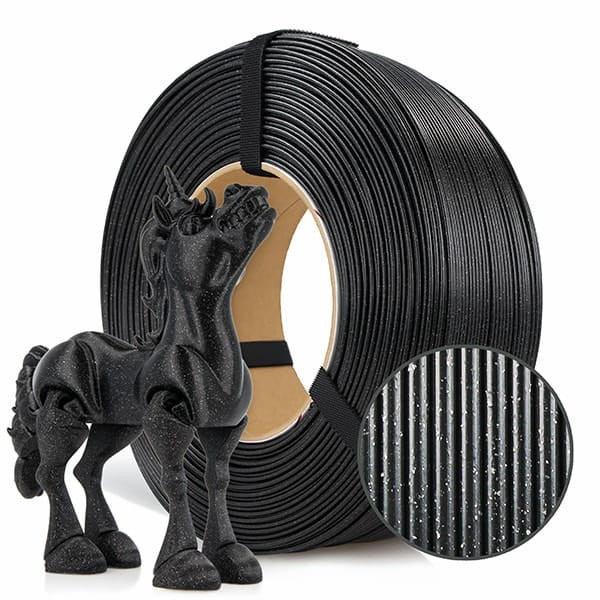 Filament ReFill PLA Galaxy ROSA 3D 1,75 mm Black 1kg 1000g