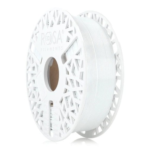 Filament PET-G Standard HS ROSA 3D 1.75mm White 1kg 1000g Druk 3D Kraków