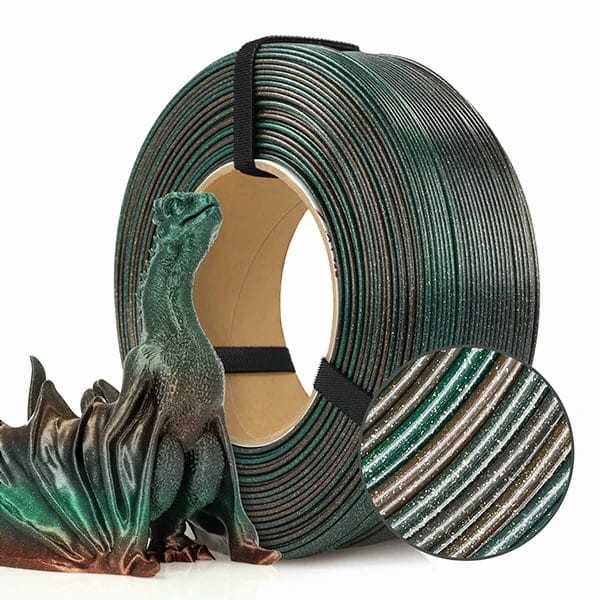 Filament ReFill PLA Galaxy Rainbow ROSA 3D 1,75 mm Terra 1 kg