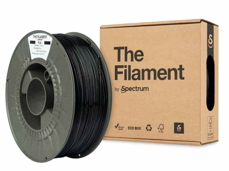 Spectrum The Filament PLA 1,75 mm Midnight Black 1 kg