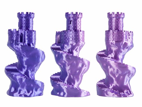 Filament PLA Magic Silk Spectrum 1,75 mm Magenta Dream 1 kg - wydruki