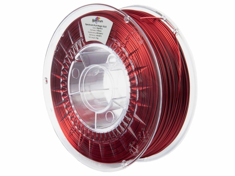 Filament PLA Magic Silk Spectrum 1,75 mm Nightfire 1 kg - szpula materiału