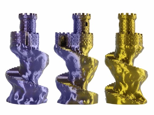 Filament PLA Magic Silk Spectrum 1,75 mm Royal Amethyst 1 kg - wydruki