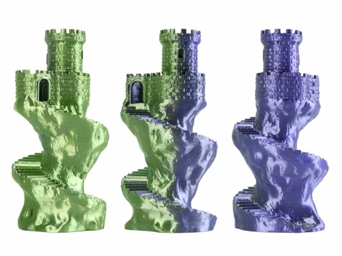 Filament PLA Magic Silk Spectrum 1,75 mm Vivid Lavender 1 kg - wydruki