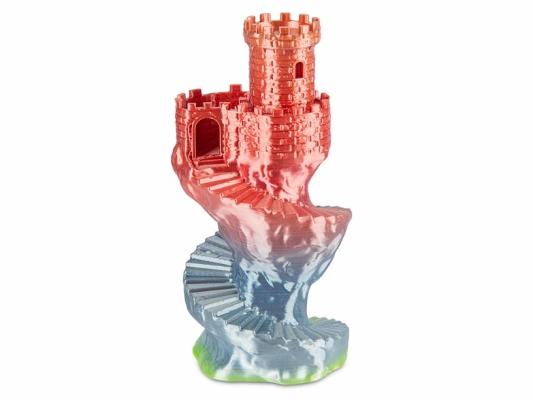 Filament PLA SILK Rainbow Spectrum 1,75 mm Fusion 1 kg - wydruk