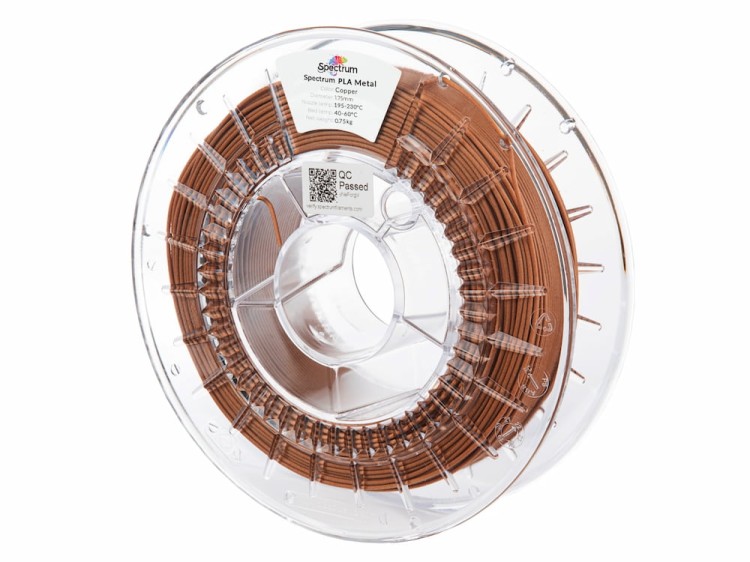 Filament PLA Metal Spectrum 1,75 mm Copper 0,75 kg