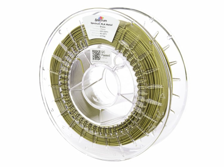 Filament PLA Metal Spectrum 1,75 mm Brass 0,75 kg