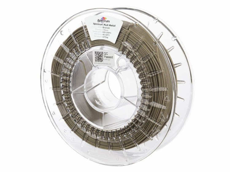 Filament PLA Metal Spectrum 1,75 mm Bronze 0,75 kg