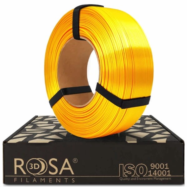 Filament ReFill PLA-Silk ROSA 3D 1,75 mm Yellow 1 kg