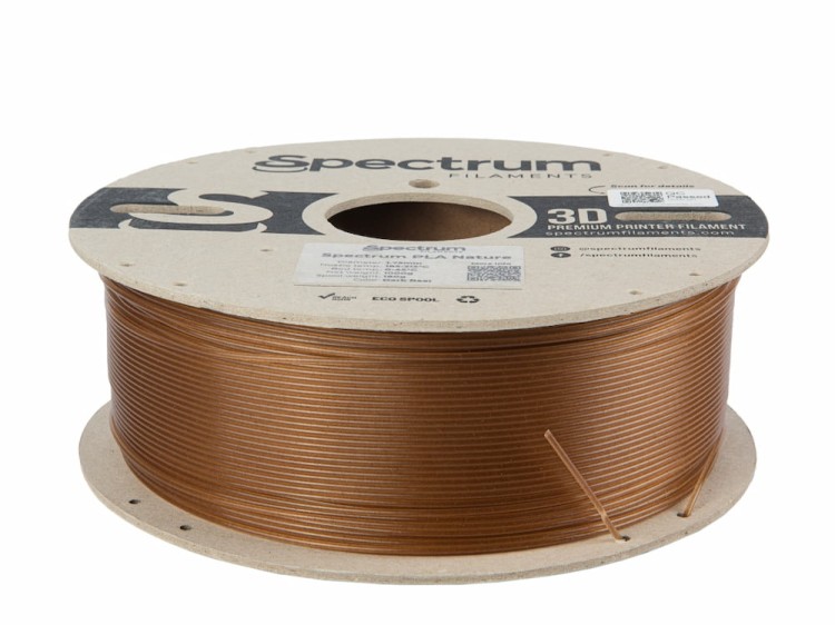 Filament Spectrum PLA Nature 1,75 mm Dark Beer 1 kg