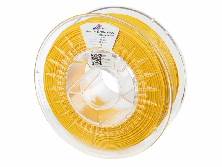 Filament SafeGuard PLA Spectrum 1,75 mm Bahama Yellow 1 kg