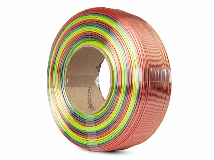 Filament Spectrum ReFill PLA SILK Rainbow 1,75 mm Fusion 1 kg