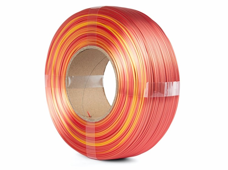 Filament Spectrum ReFill PLA SILK Rainbow 1,75 mm Fire Red 1 kg