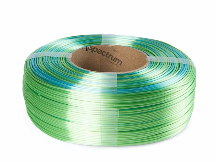 Spectrum ReFill PLA SILK Rainbow 1,75 mm Ocean Melange 1 kg