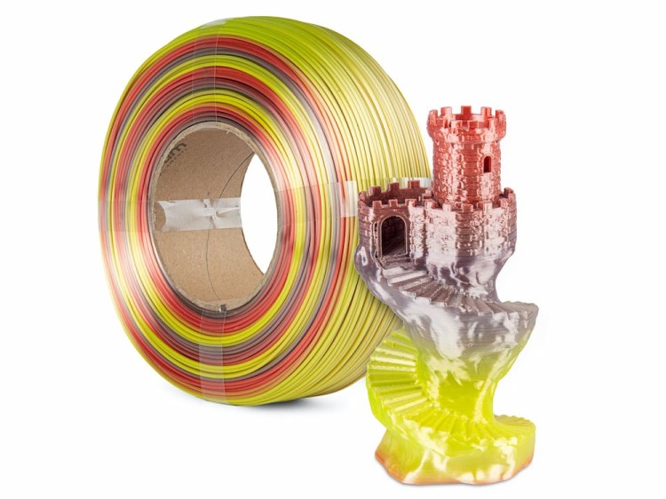 Filament ReFill PLA SILK Rainbow Spectrum 1,75 mm Earth Blend 1 kg