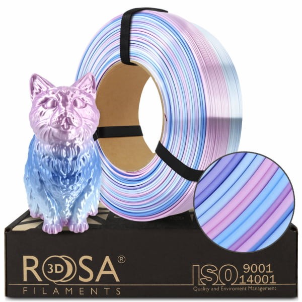 Filament ReFill PLA Multicolour ROSA 3D 1,75 mm Candy 1 kg Druk 3D Kraków