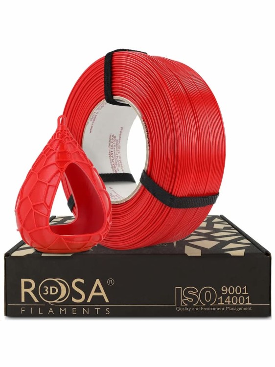 ROSA 3D ReFill PET-G Standard HS 1,75 mm Red 1 kg Druk 3D Kraków
