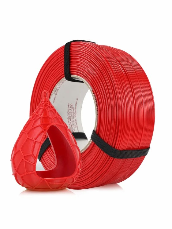 Filament ReFill PET-G Standard HS ROSA 3D 1,75 mm Red 1 kg Druk 3D Kraków