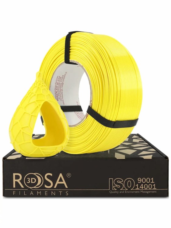 Filament ReFill PET-G Standard HS ROSA 3D 1,75 mm Bright Yellow 1 kg Druk 3D Kraków
