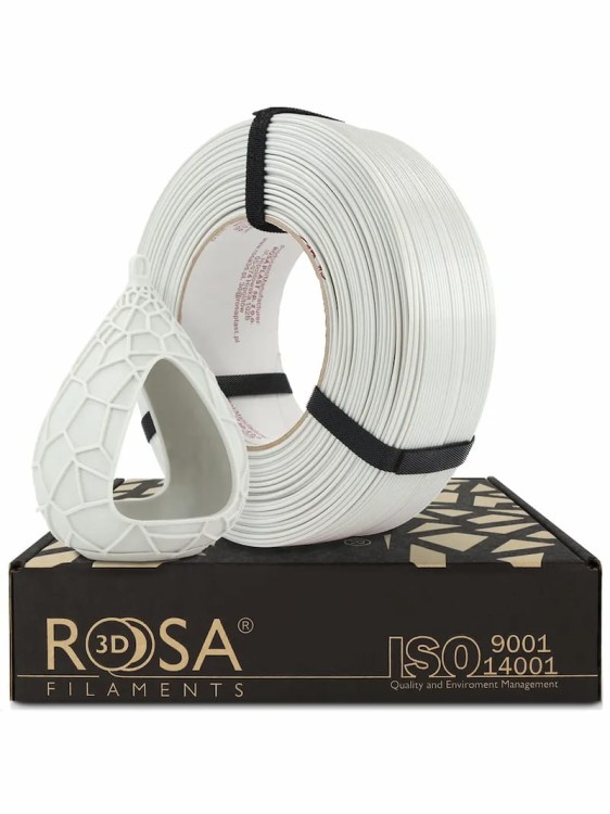 Filament ReFill PET-G Standard HS ROSA 3D 1,75 mm Light Gray 1 kg Druk 3D Kraków